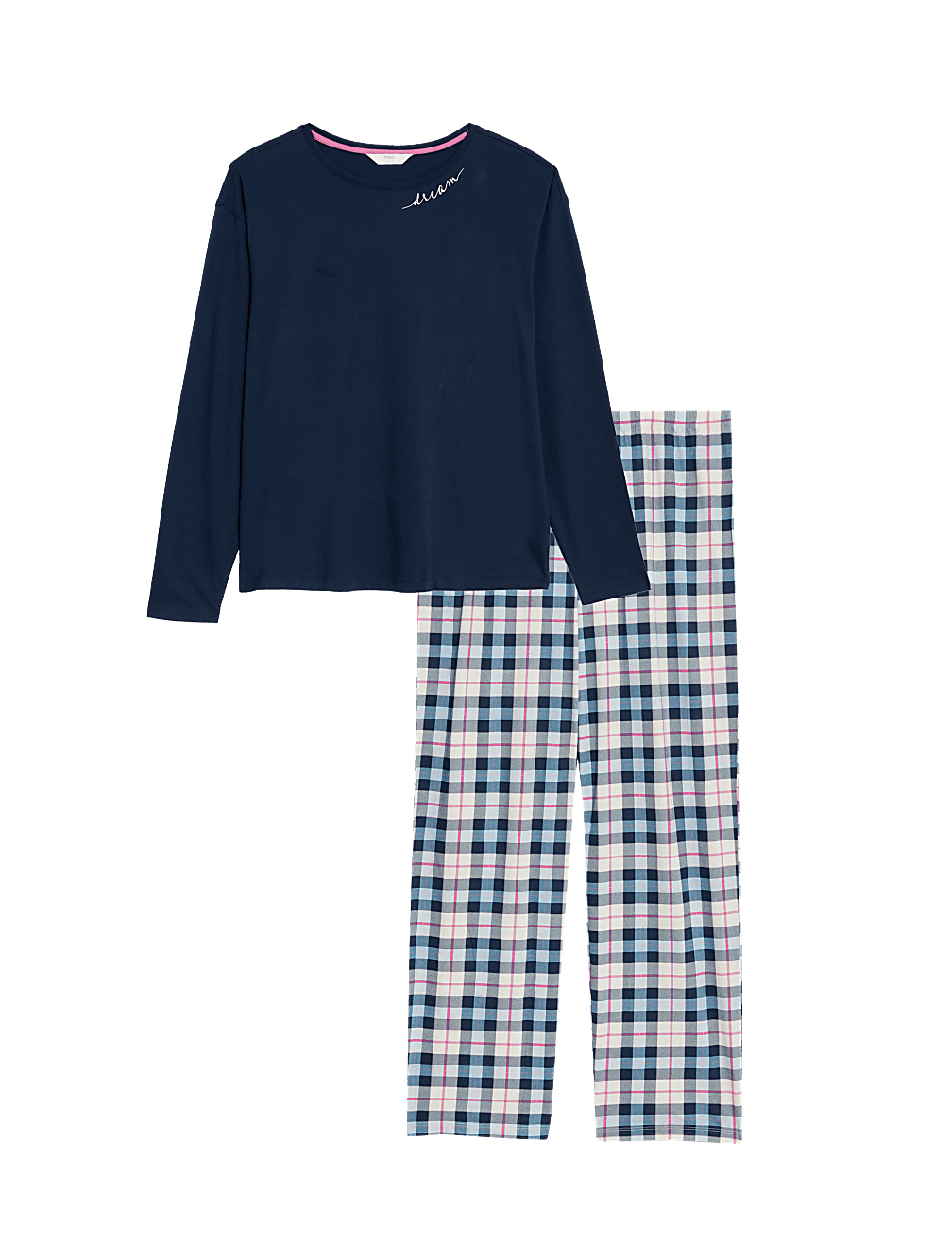 Pure Cotton Checked Pyjama Set