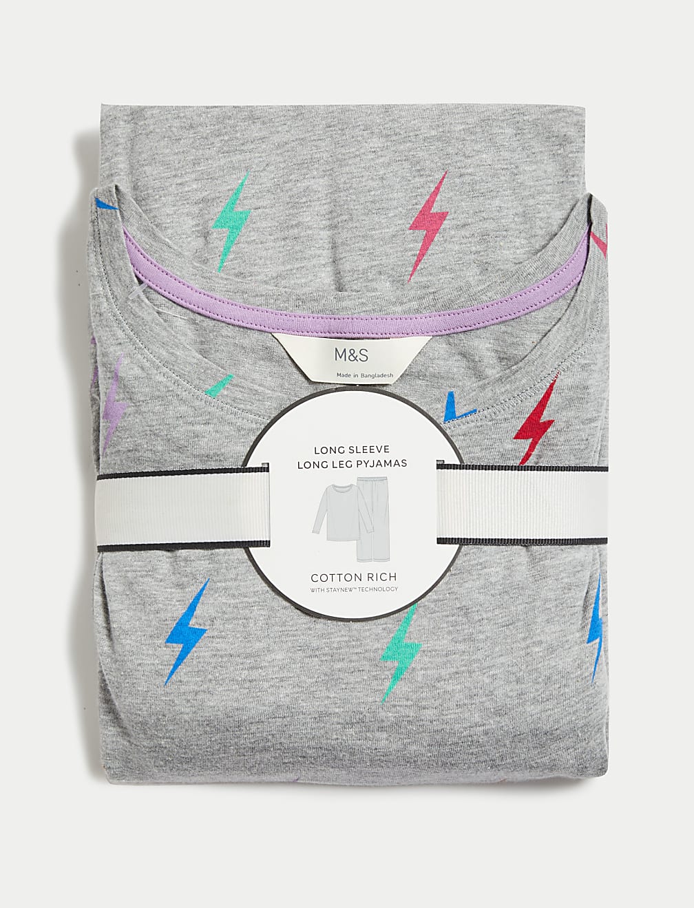 Cotton Rich Lightning Bolt Pyjama Set
