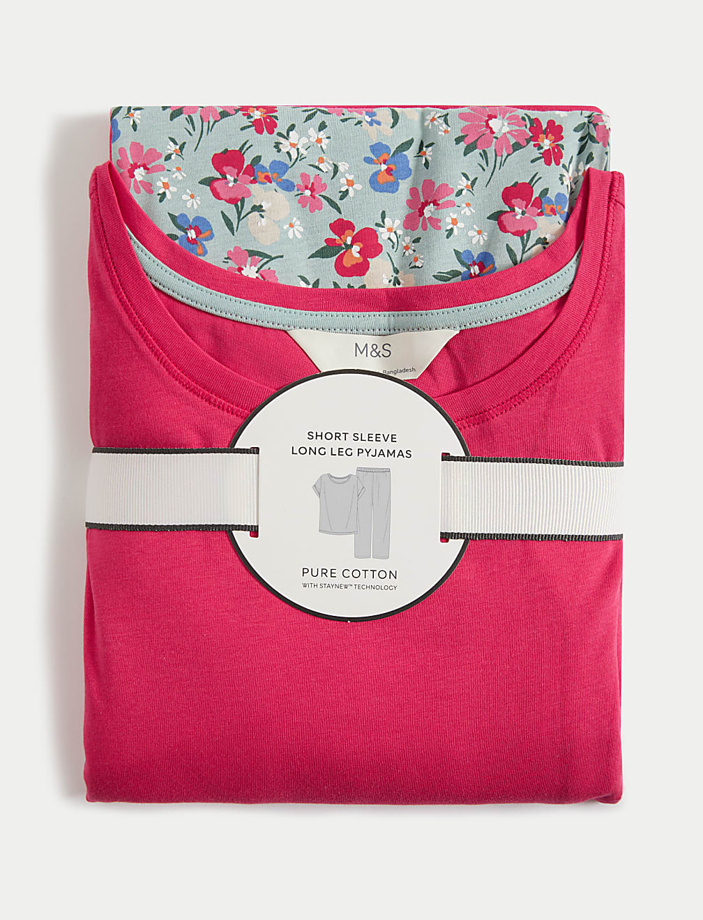 Pure Cotton Floral Print Pyjama Set