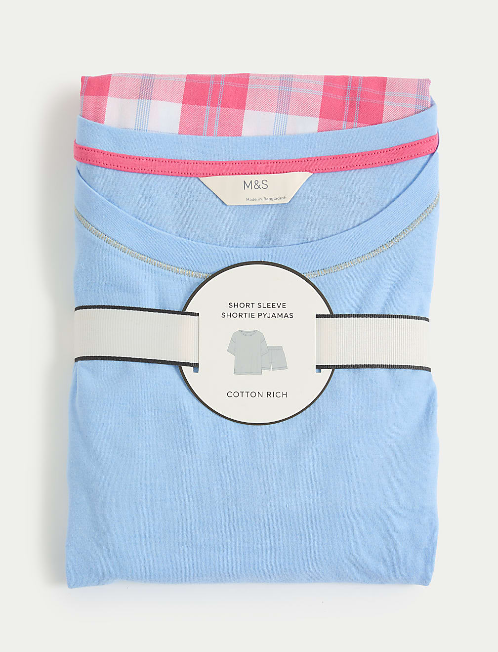 Cotton Rich Printed Shortie Set