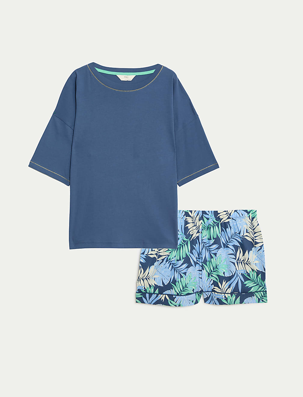 Cotton Rich Printed Shortie Set