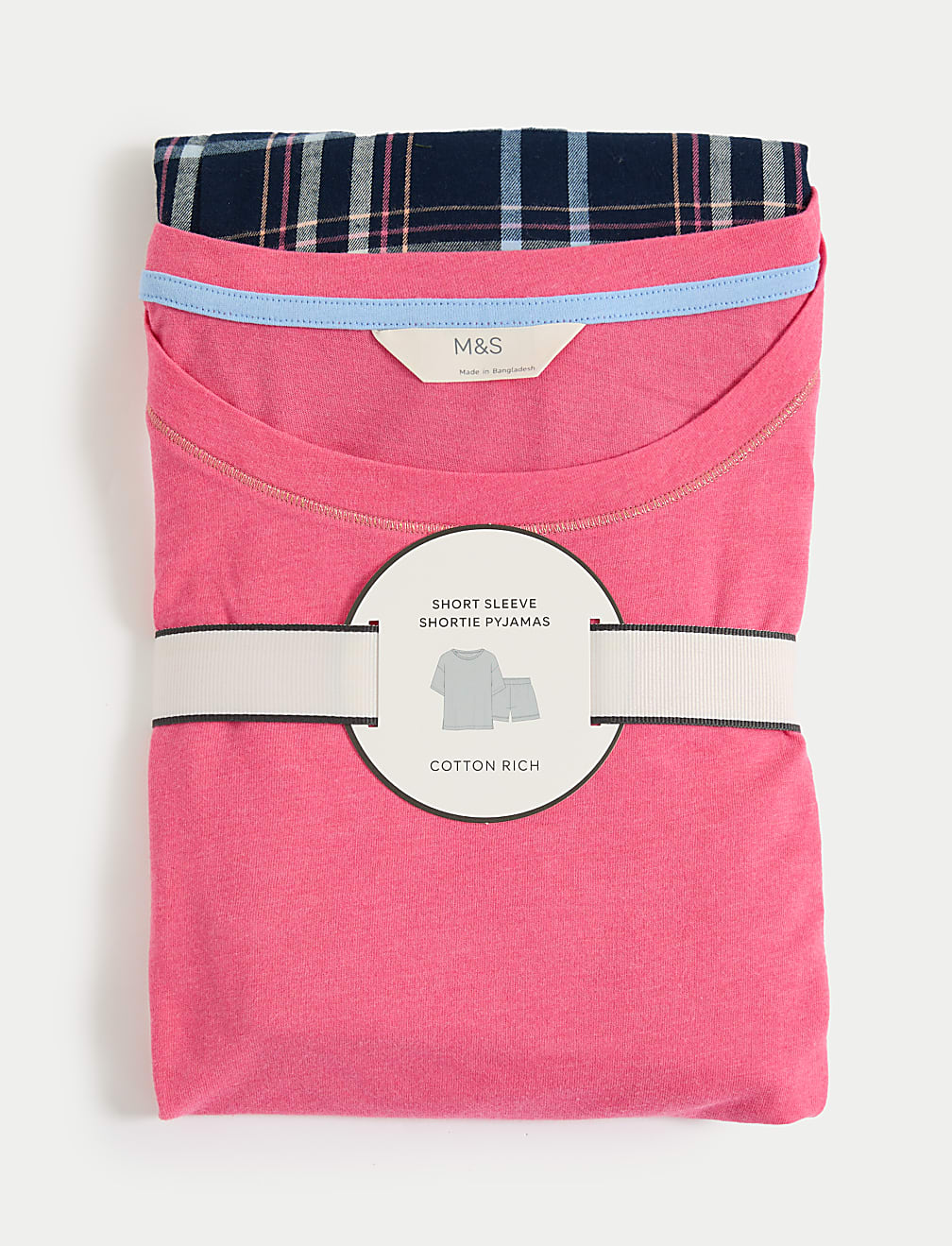 Cotton Rich Printed Shortie Set