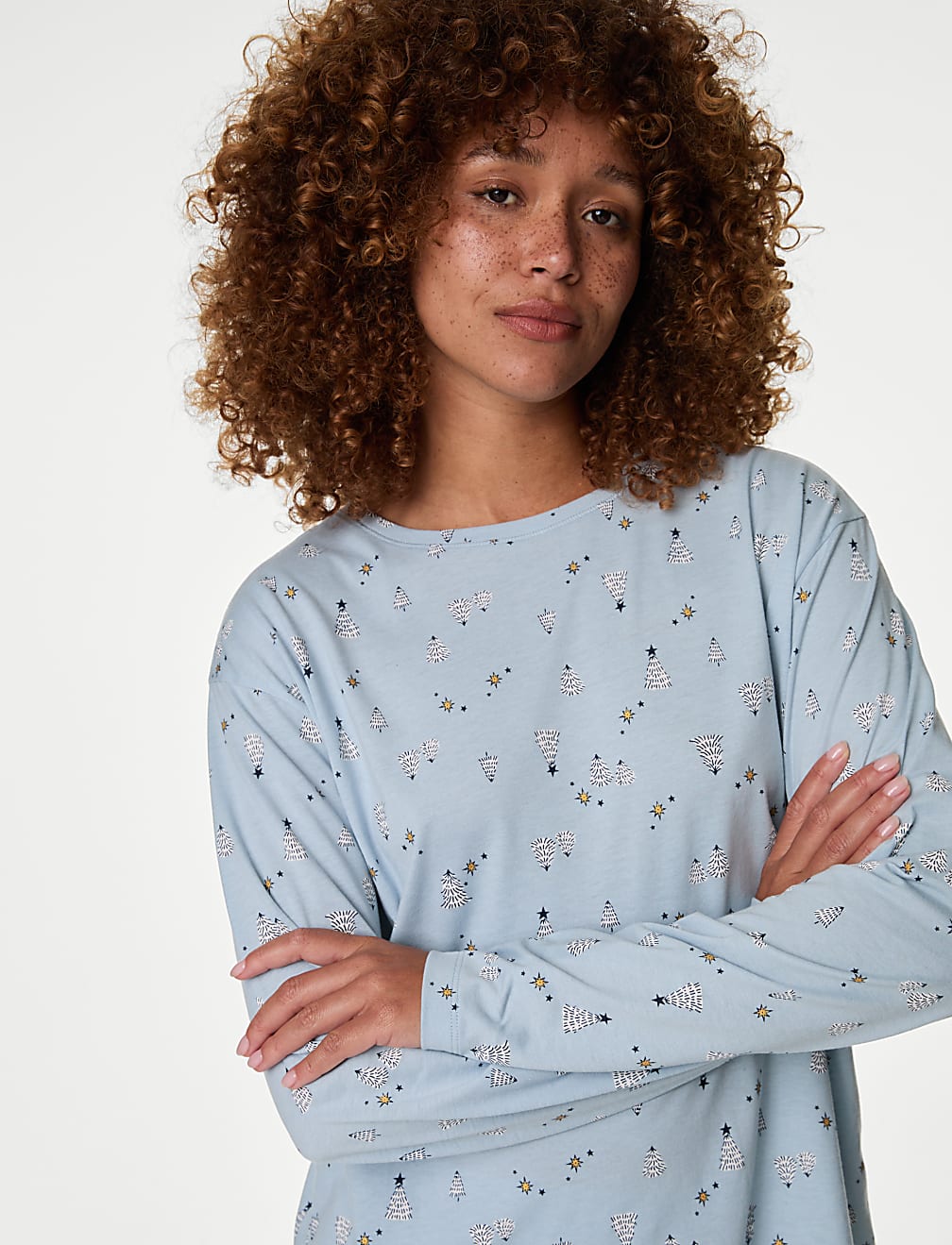 Cotton Rich Print Pyjama Set