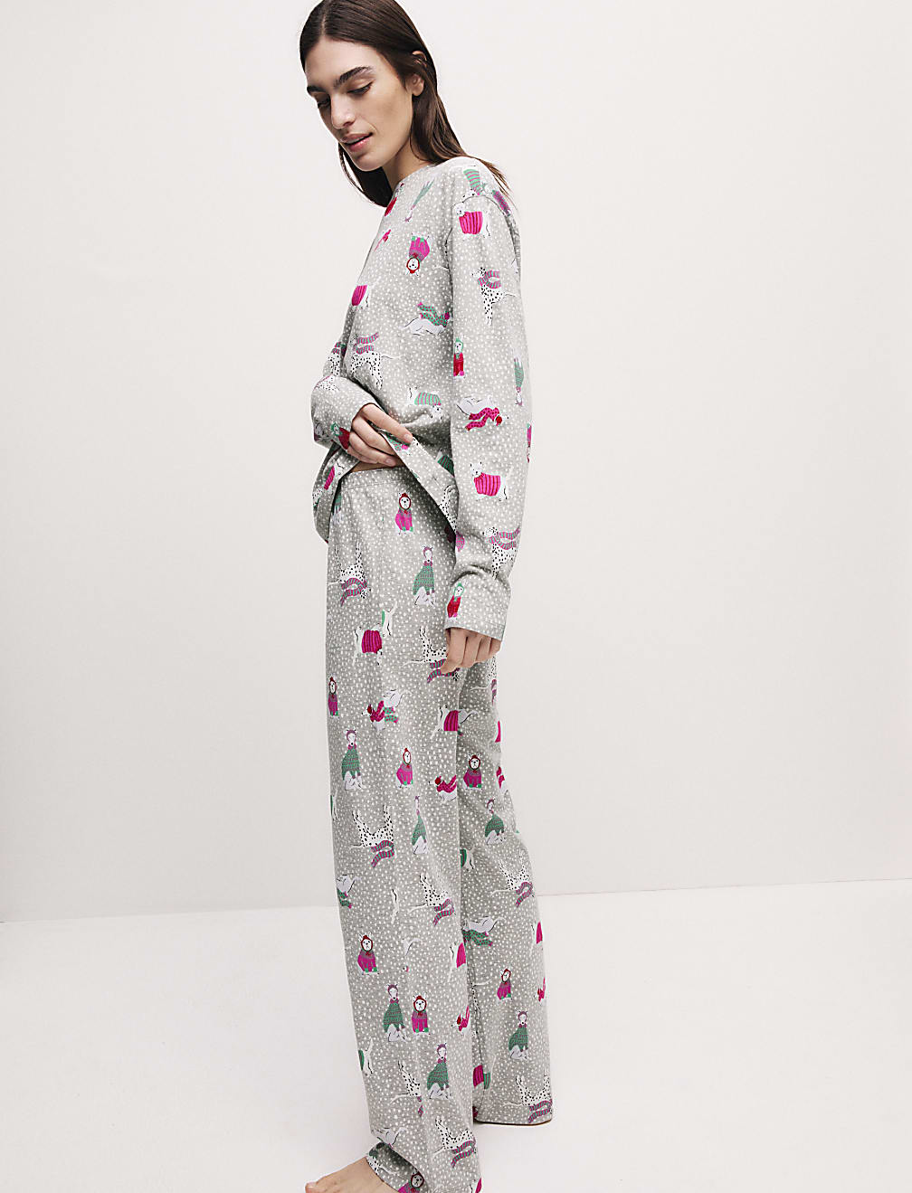 Cotton Rich Print Pyjama Set