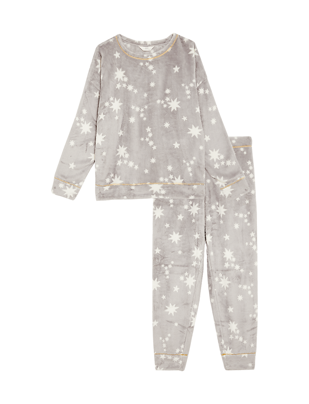 Fleece Printed Pyjama Set
