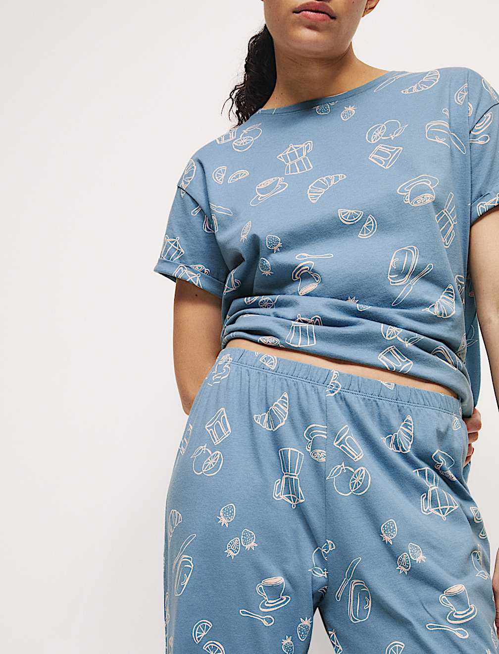 Pure Cotton Printed Pyjama Set
