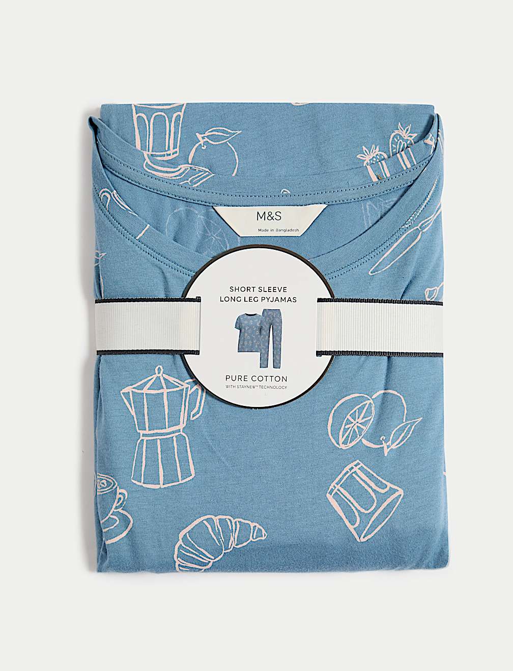 Pure Cotton Printed Pyjama Set