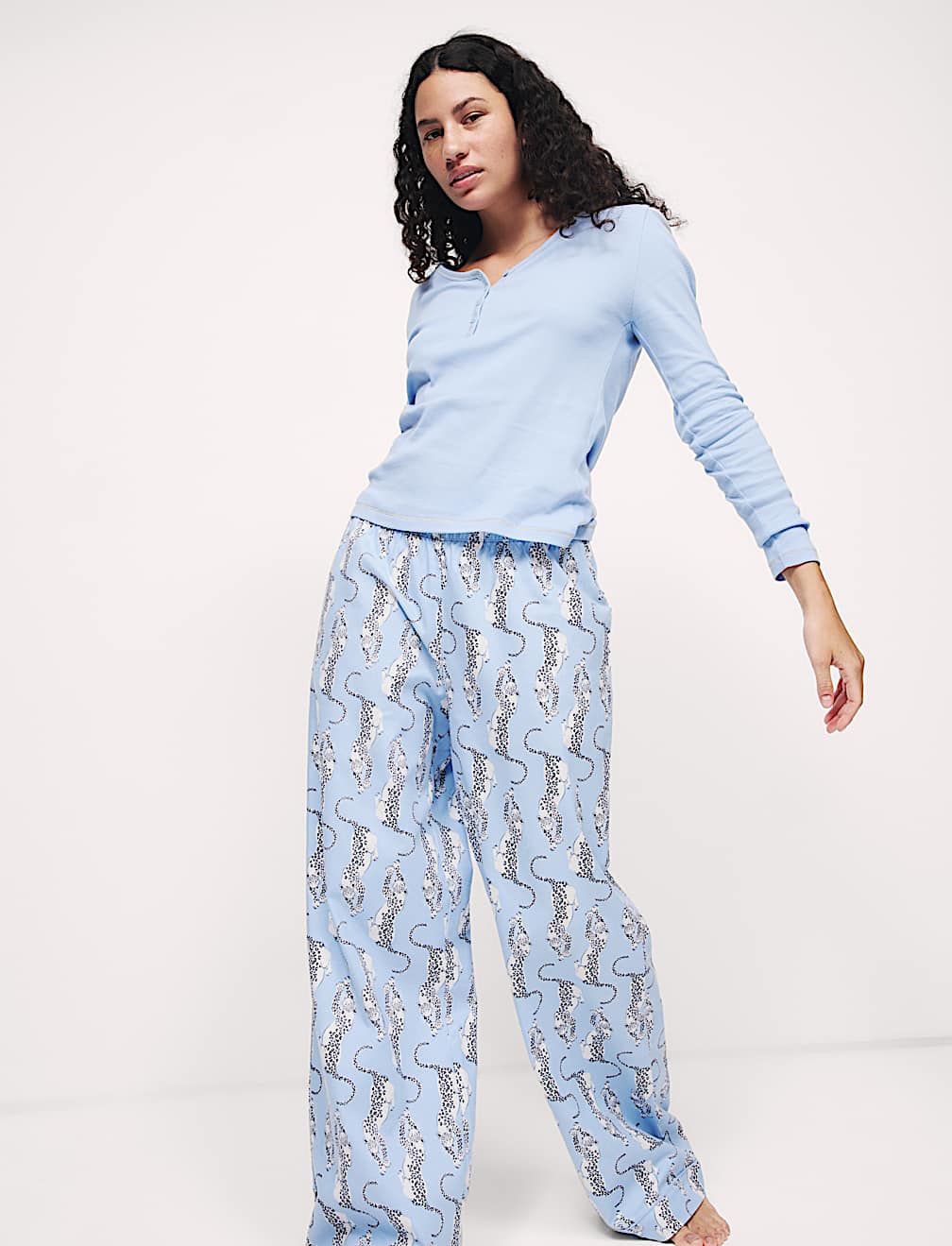Pure Cotton Printed Pyjama Set