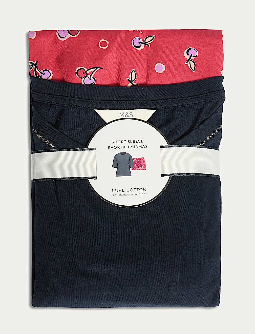 Pure Cotton Printed Shortie Set