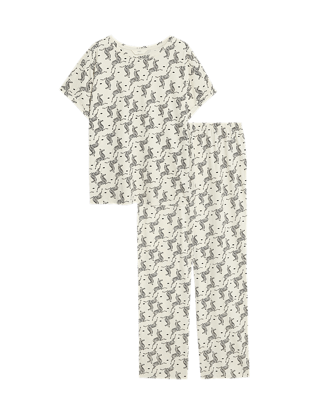 Cotton Rich Printed Pyjama Set