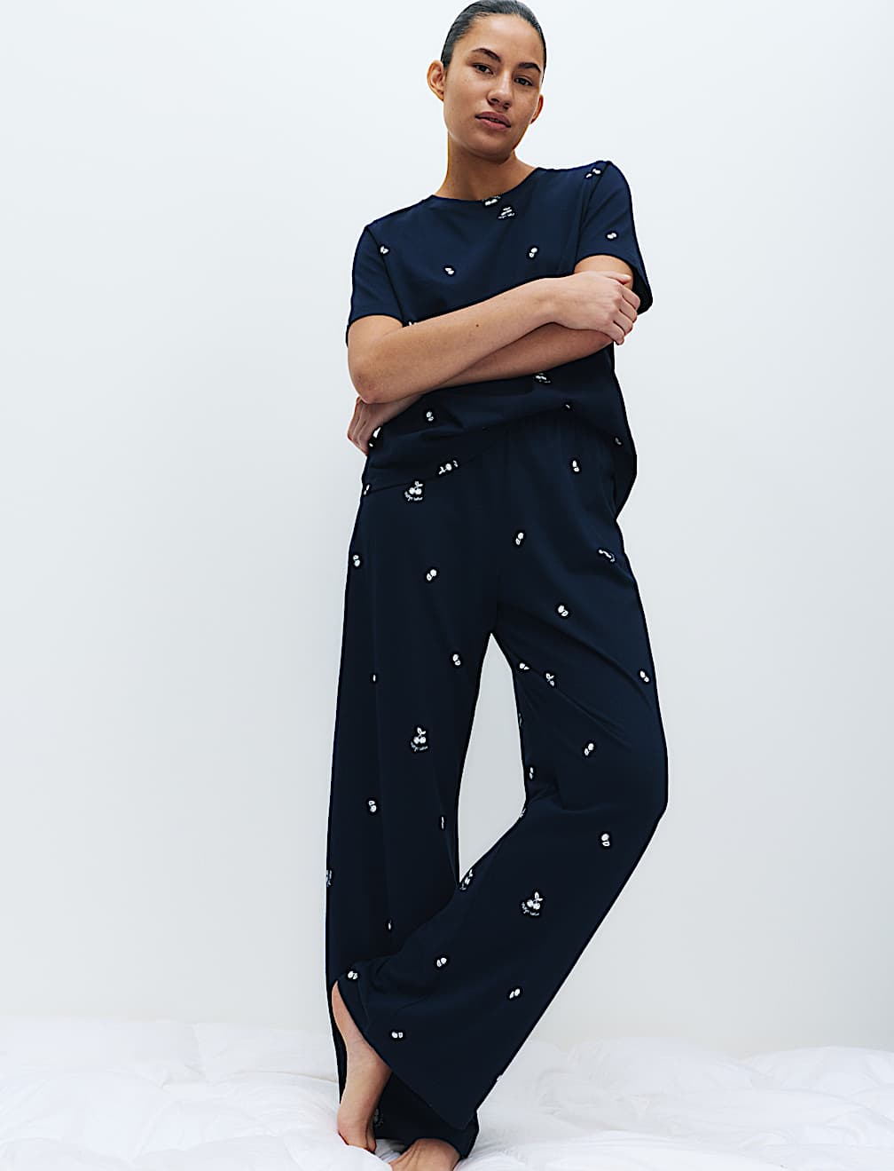 Pure Cotton Printed Pyjama Set