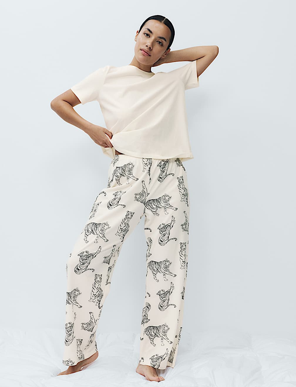 Pure Cotton Printed Pyjama Set