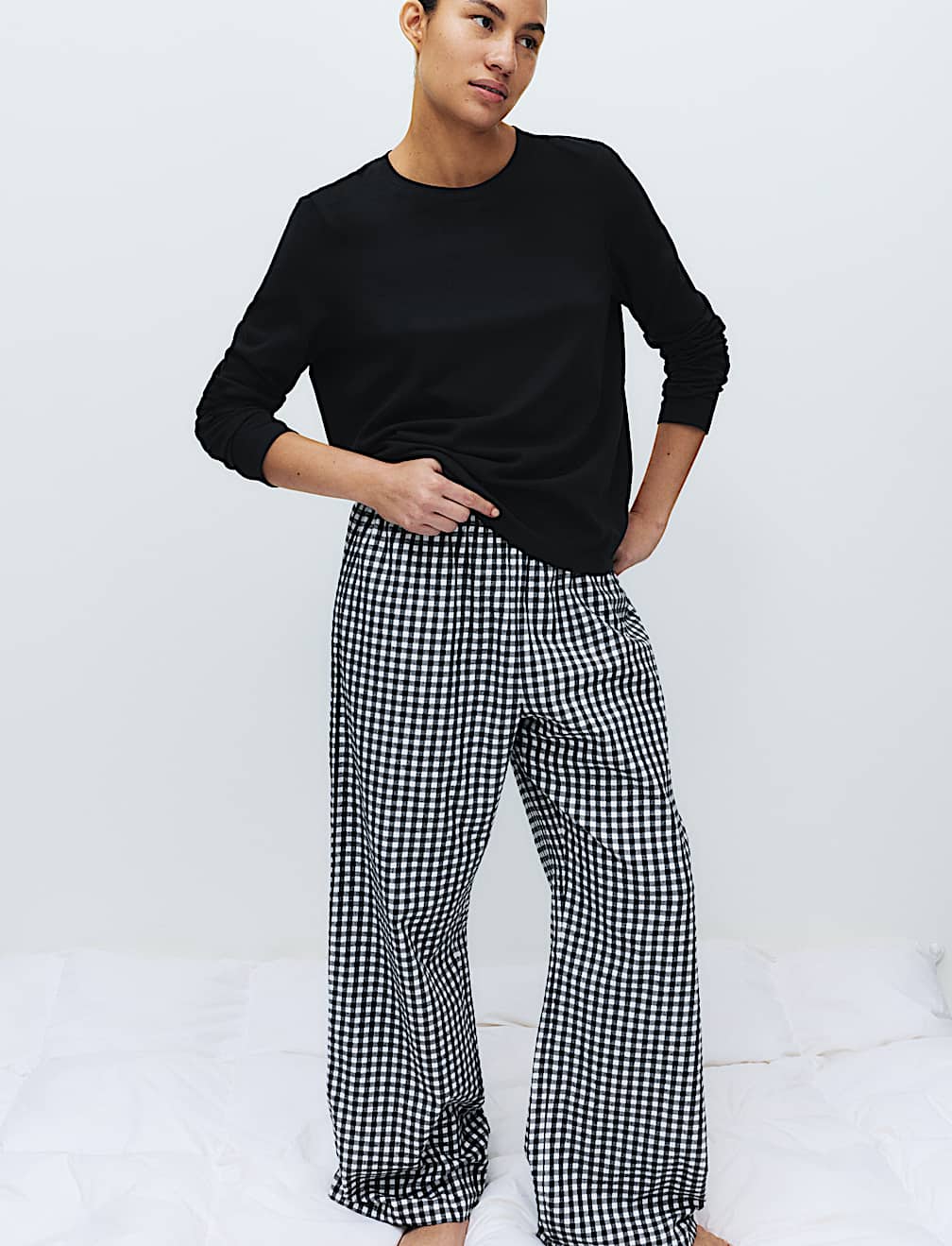 Pure Cotton Printed Long Sleeve Pyjama Set