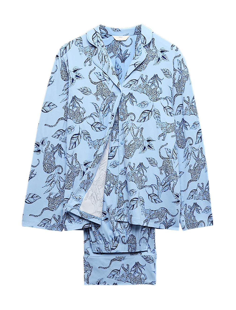 Soft Touch Printed Revere Pyjama Set