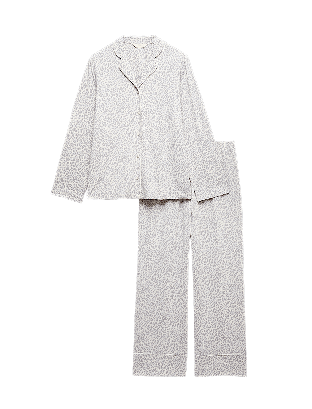 Soft Touch Printed Revere Pyjama Set