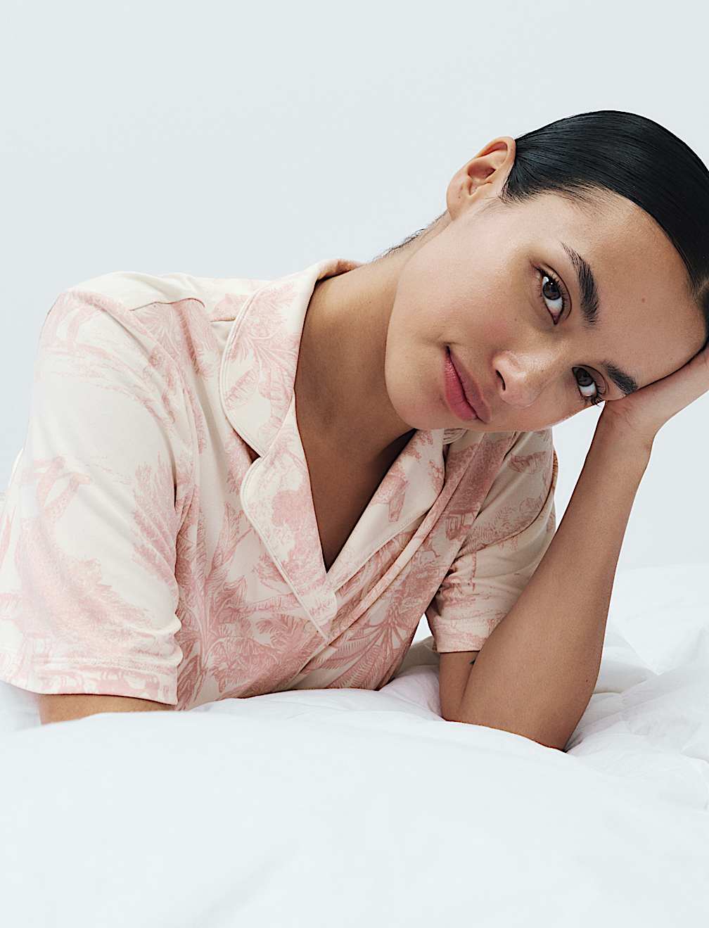 Soft Touch Printed Revere Shortie Set