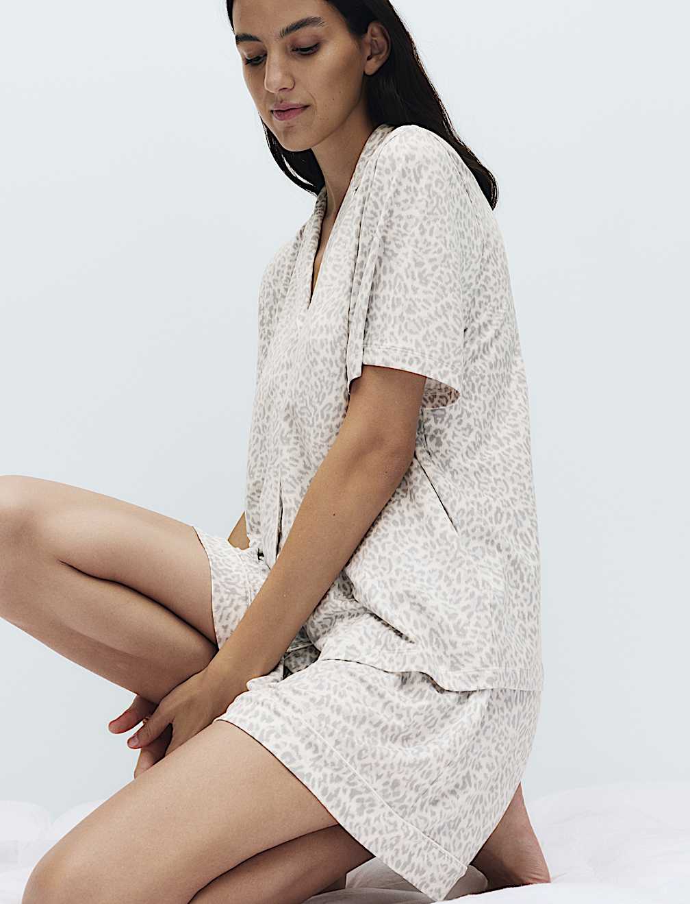 Soft Touch Printed Revere Shortie Set