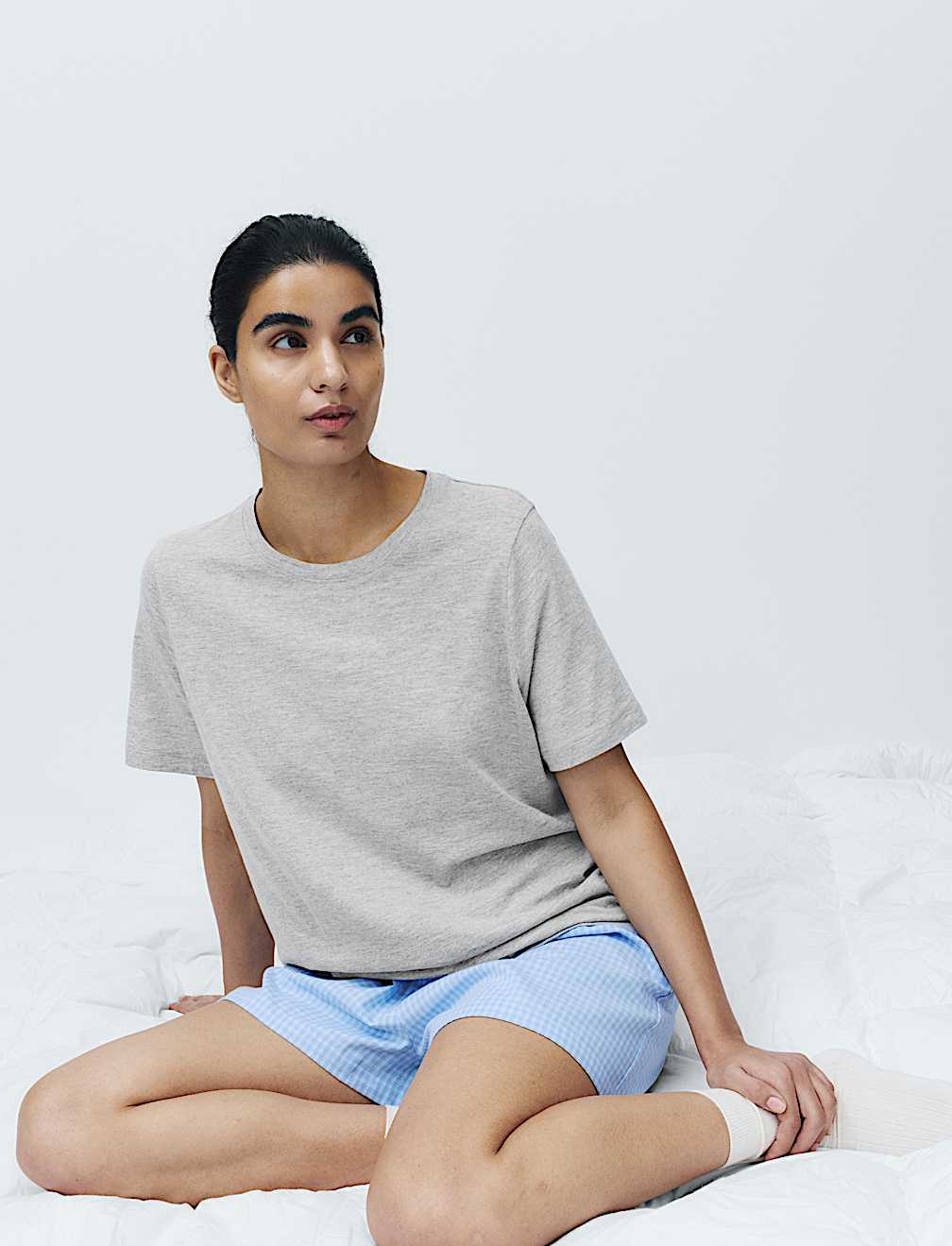 Cotton Rich Printed Shortie Set