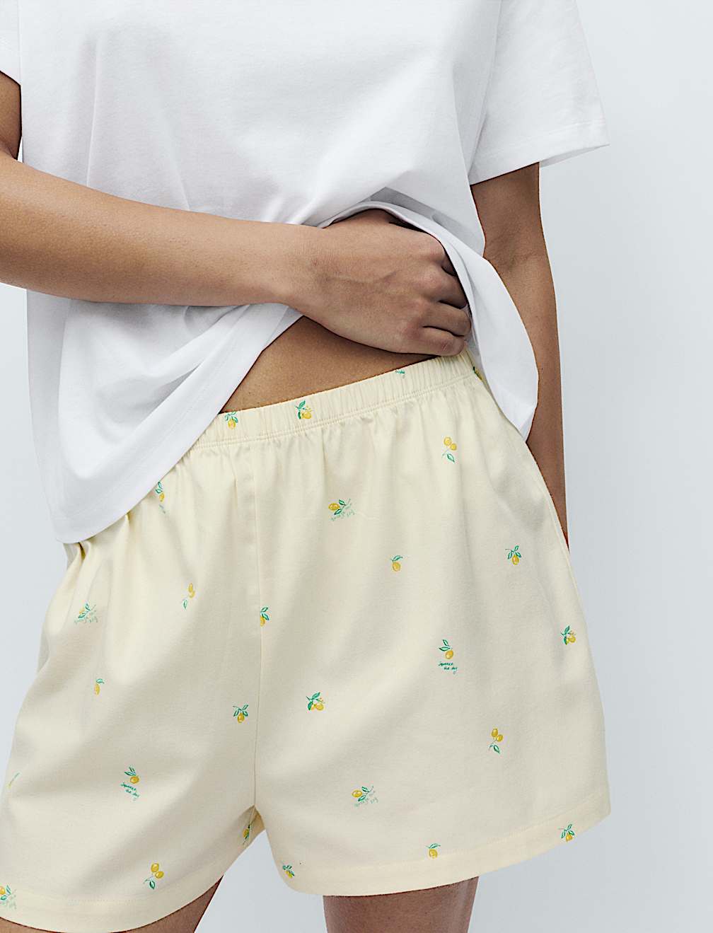 Cotton Rich Printed Shortie Set