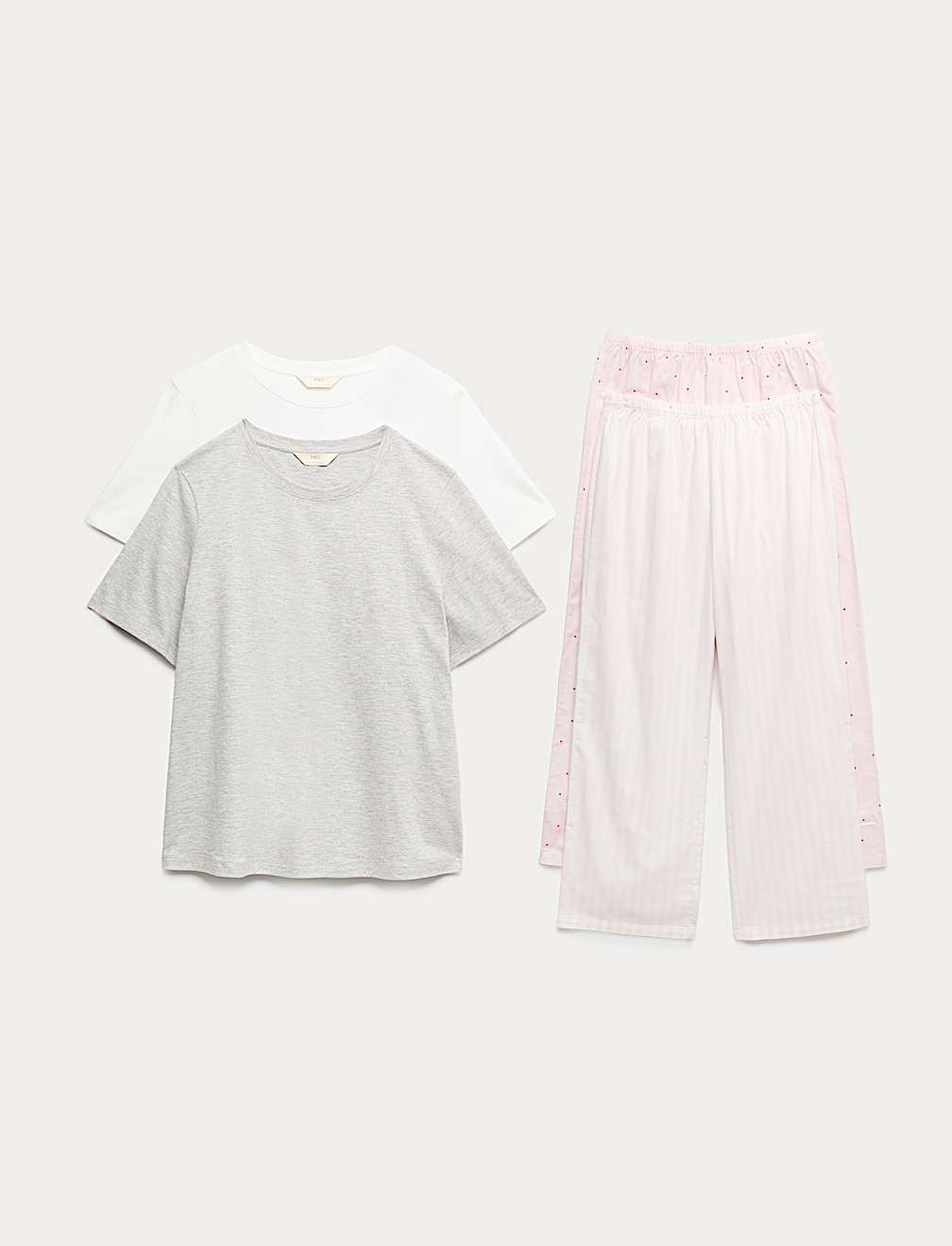 2 Pack Cotton Rich Jersey Printed Pyjama Sets