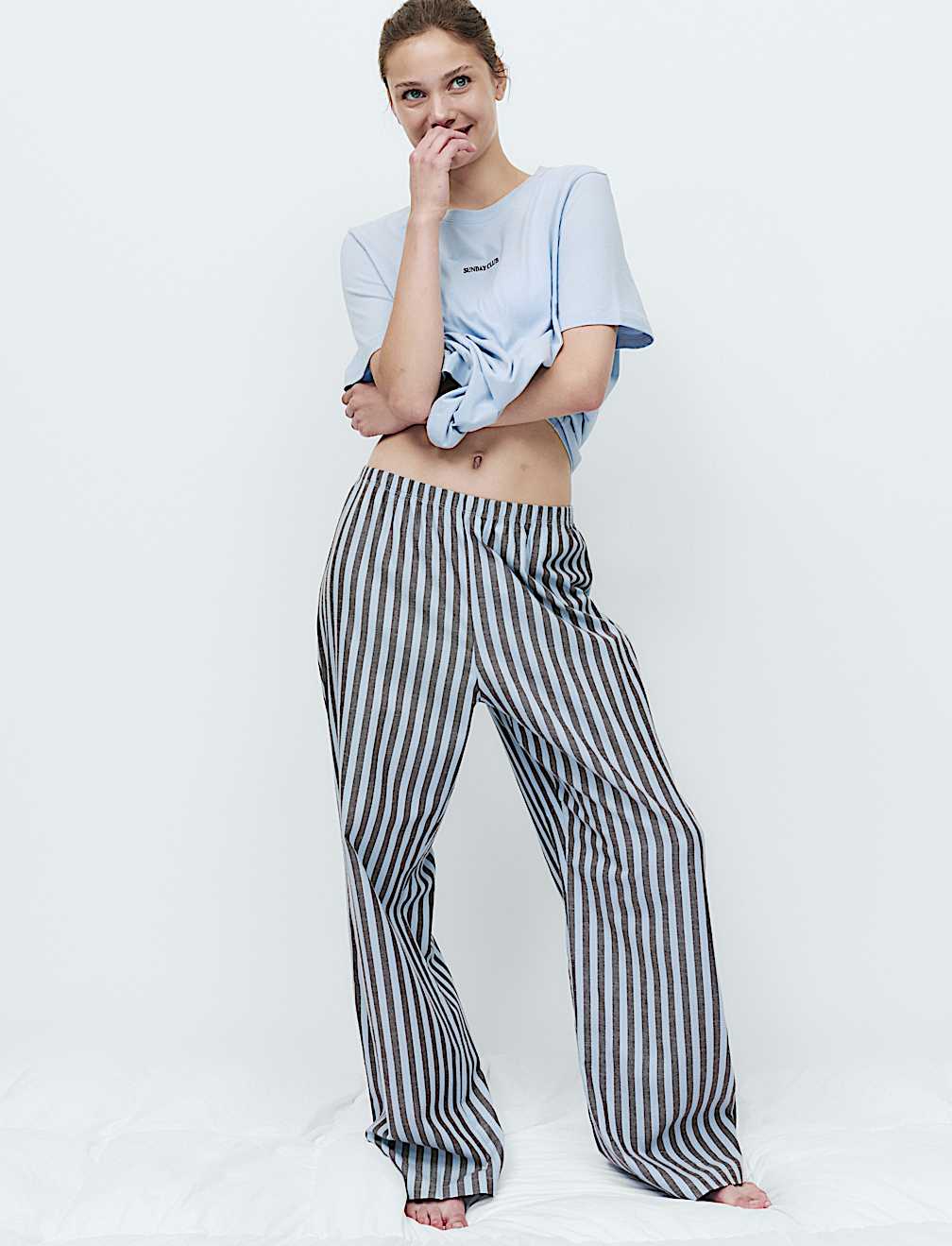 Cotton Rich Printed Pyjama Set