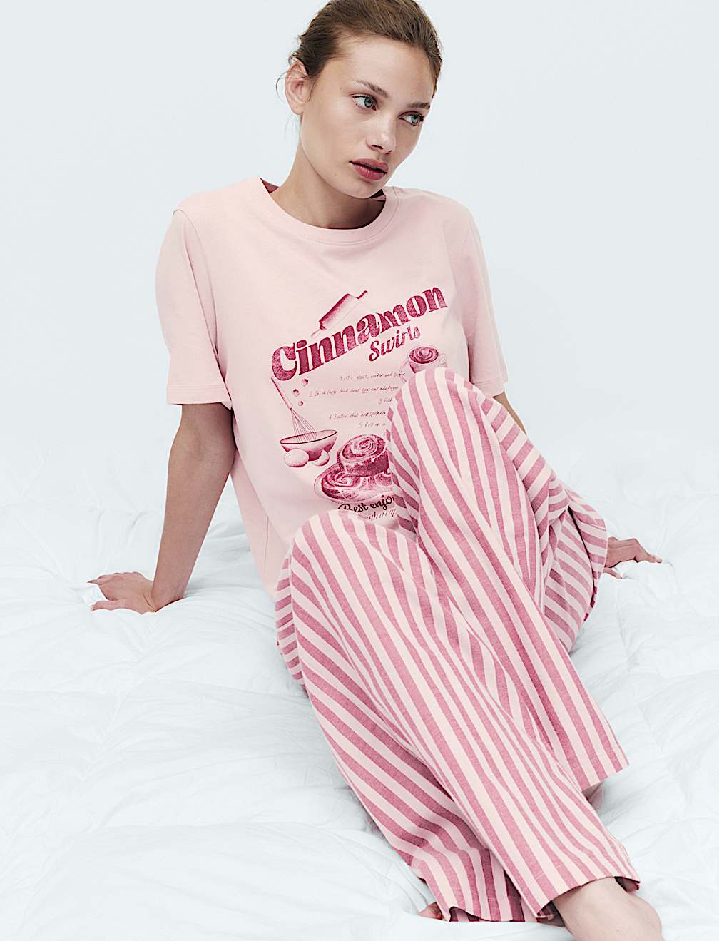 Cotton Rich Printed Pyjama Set