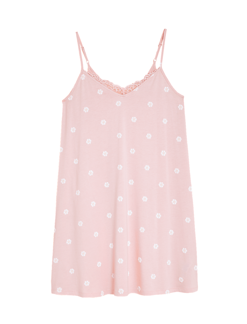 Cotton Modal Ditsy Print Chemise