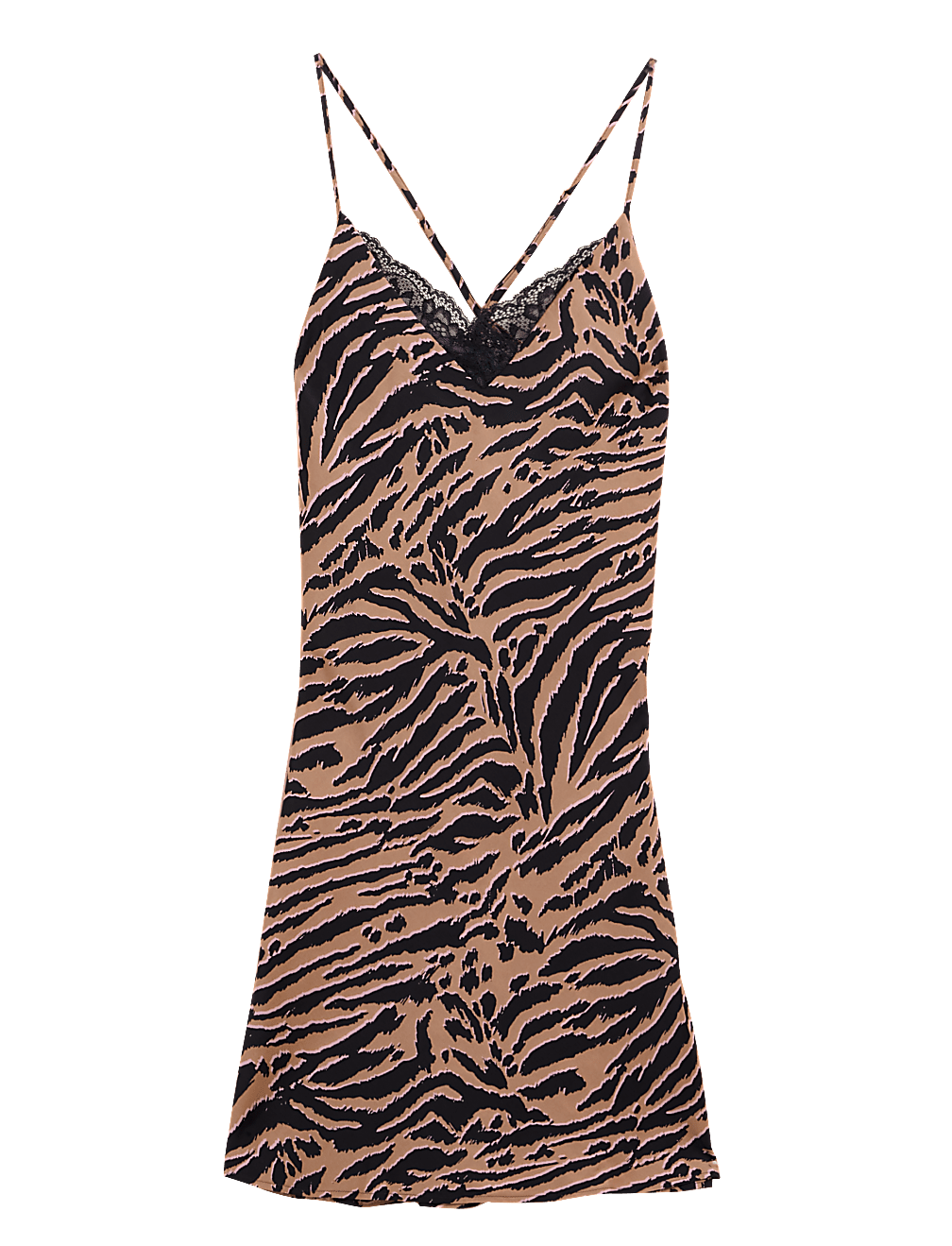 Dream Satin™ Zebra Print Chemise