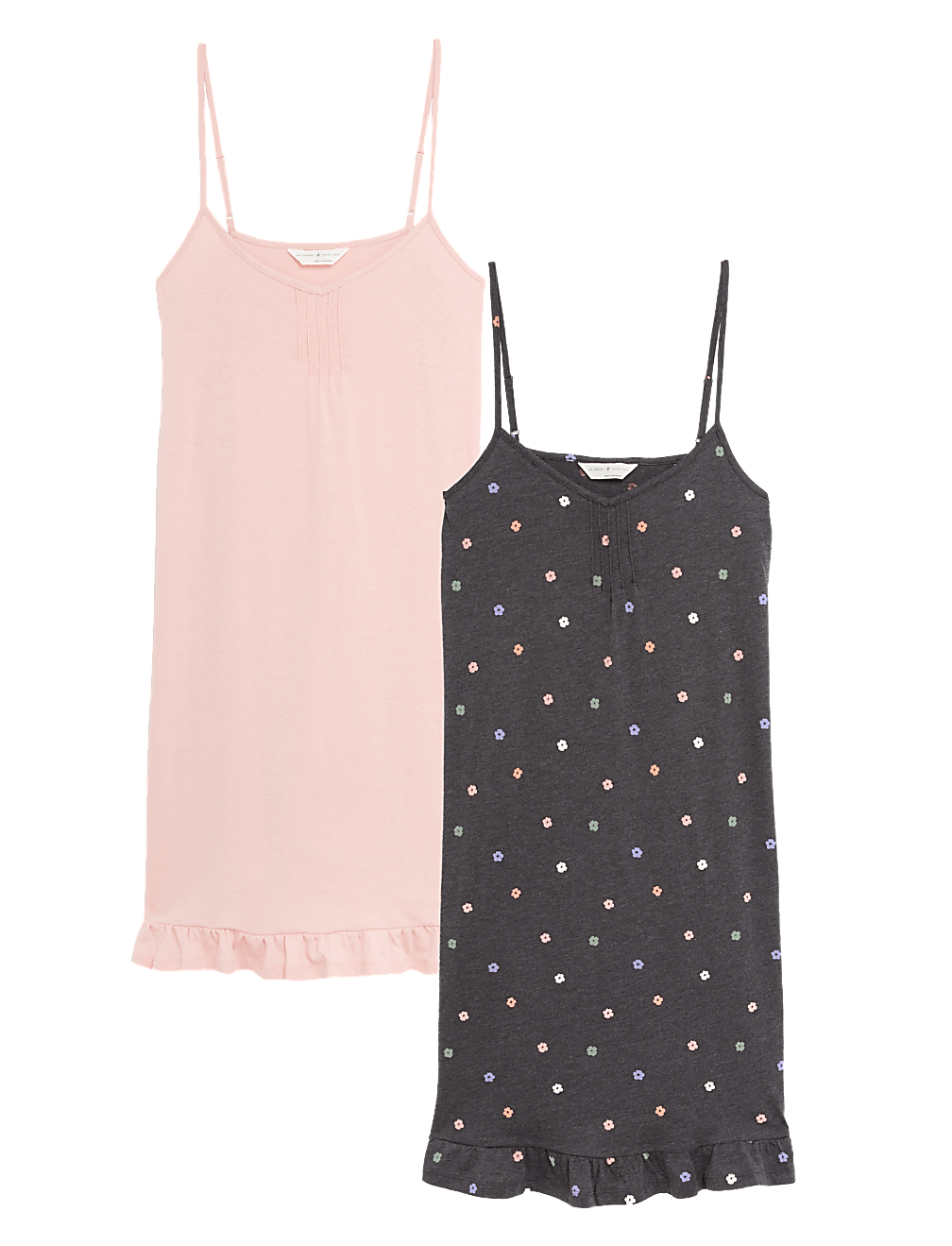 2pk Cotton Rich Chemises
