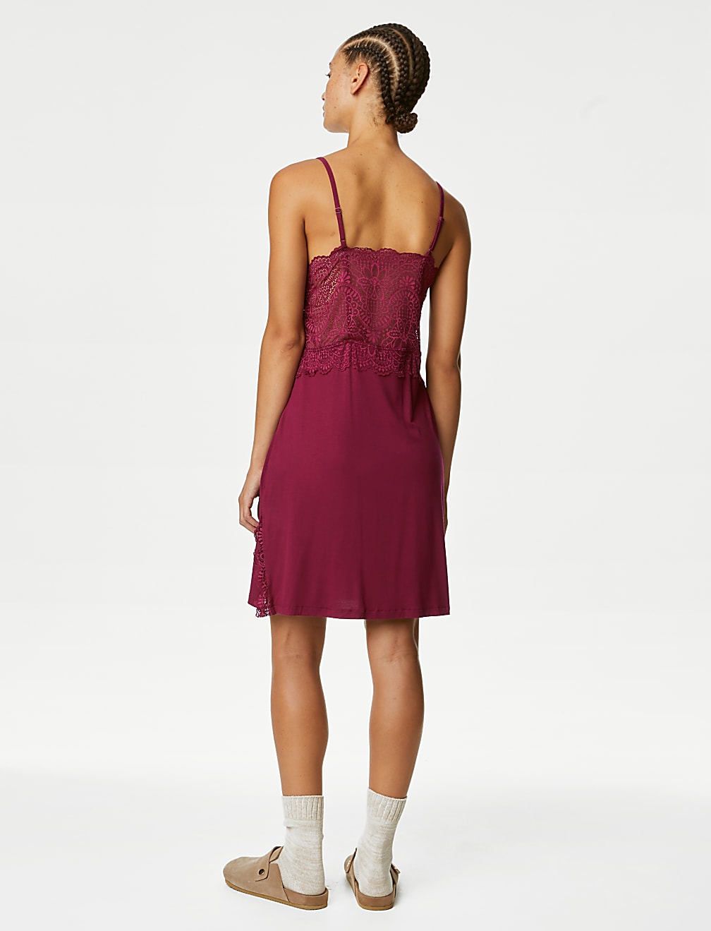 Body Soft™ Lace Trim Chemise