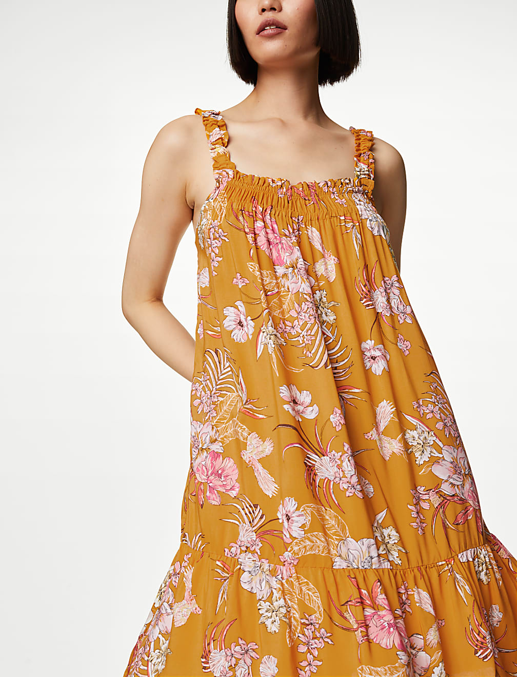 Floral Print Chemise