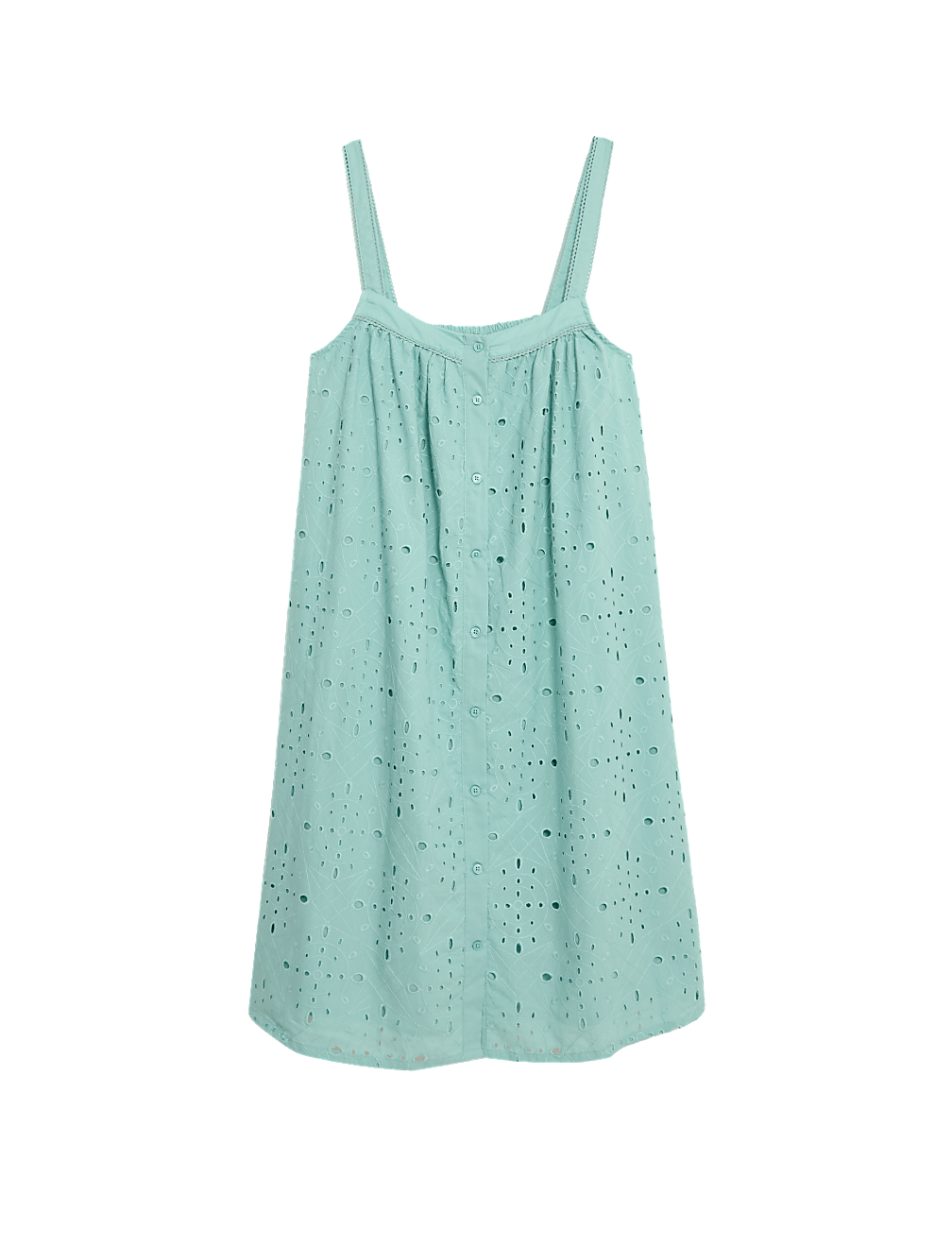 Pure Cotton Broderie Chemise