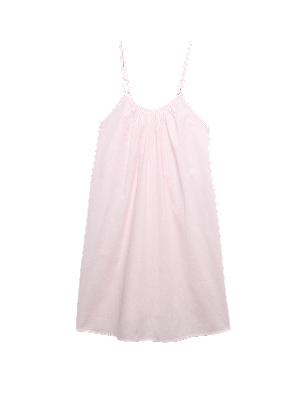 Pure Cotton Striped Short Chemise