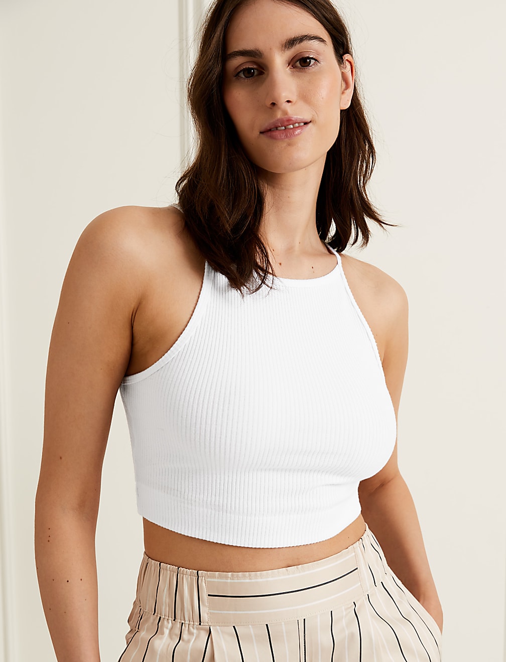 Ribbed Lounge Crop Top