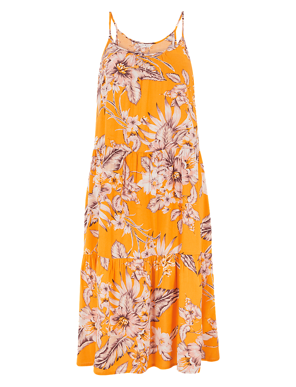 Tropical Print Strappy Nightdress