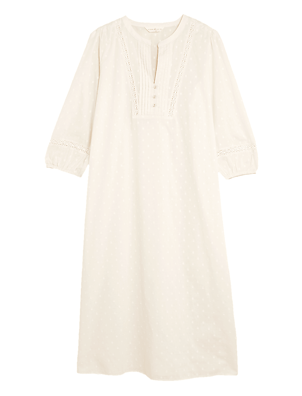 Pure Cotton Dobby Woven Nightdress