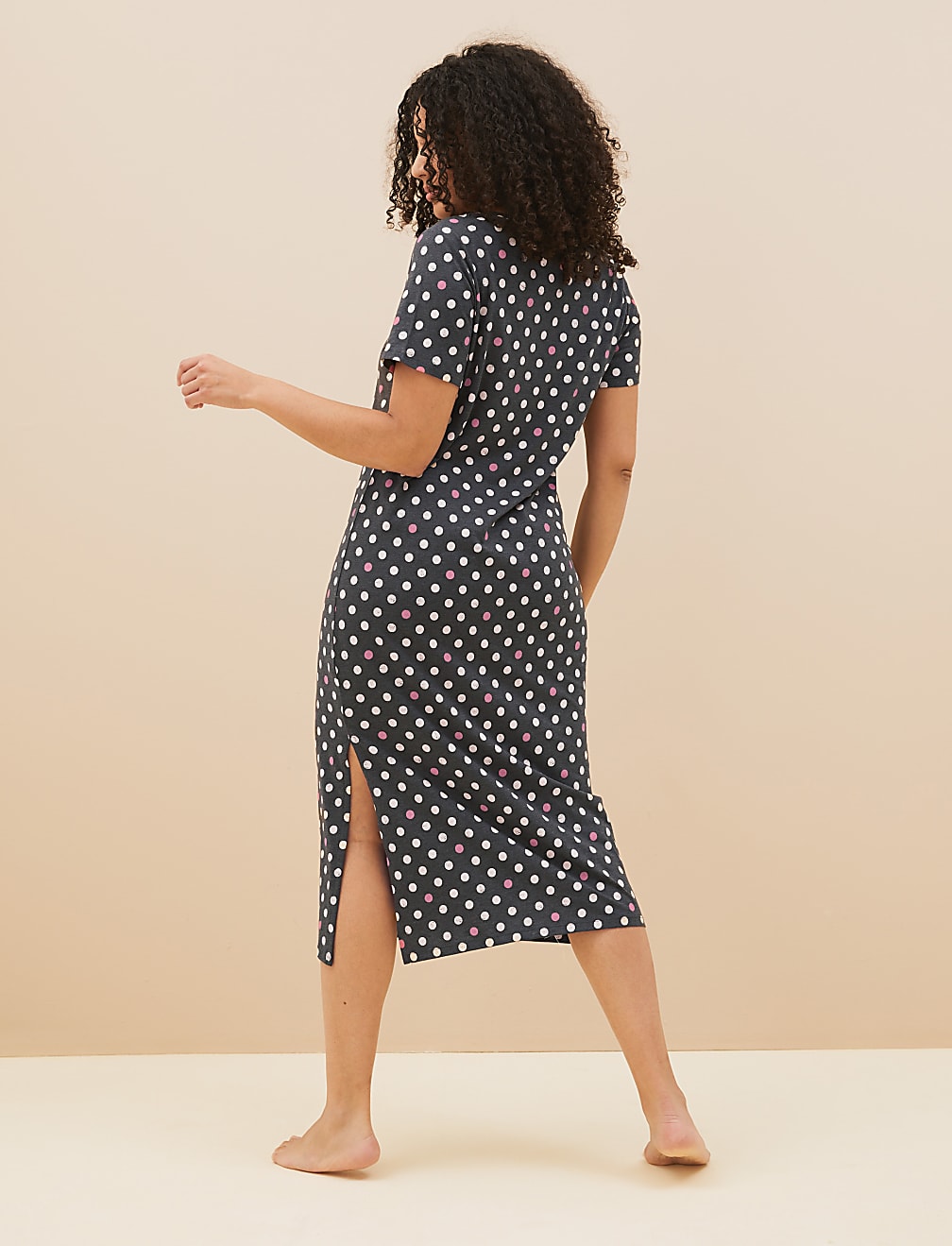 2 Pack Cotton Rich Long Nightdresses