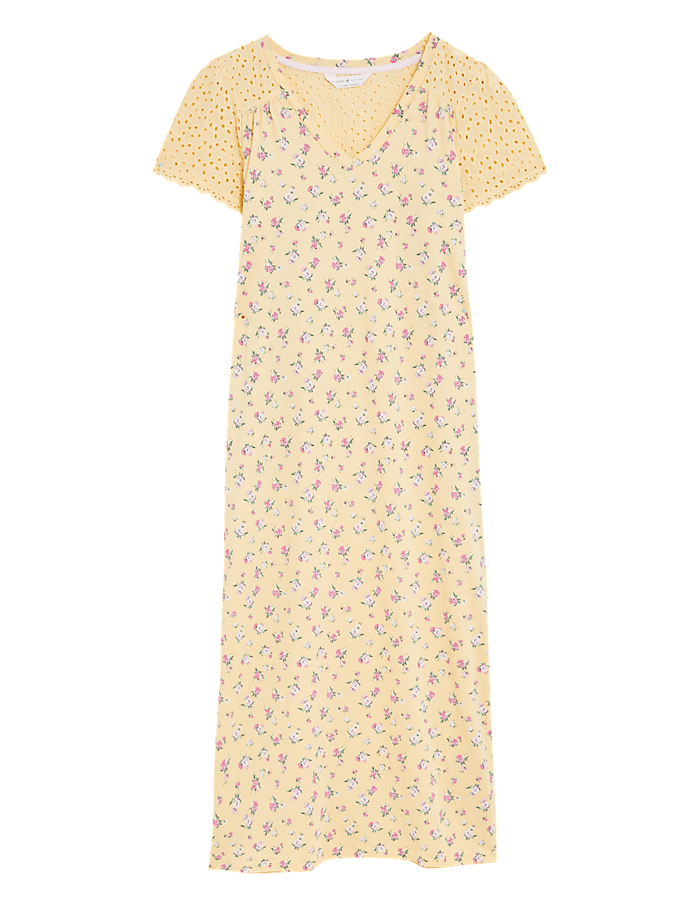 Cotton Mix V Neck Nightdress