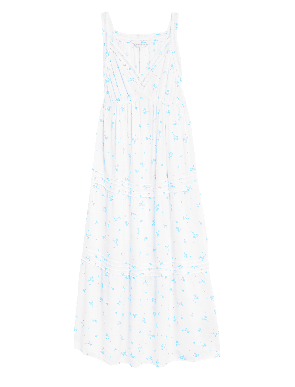 Floral Strappy Long Nightdress