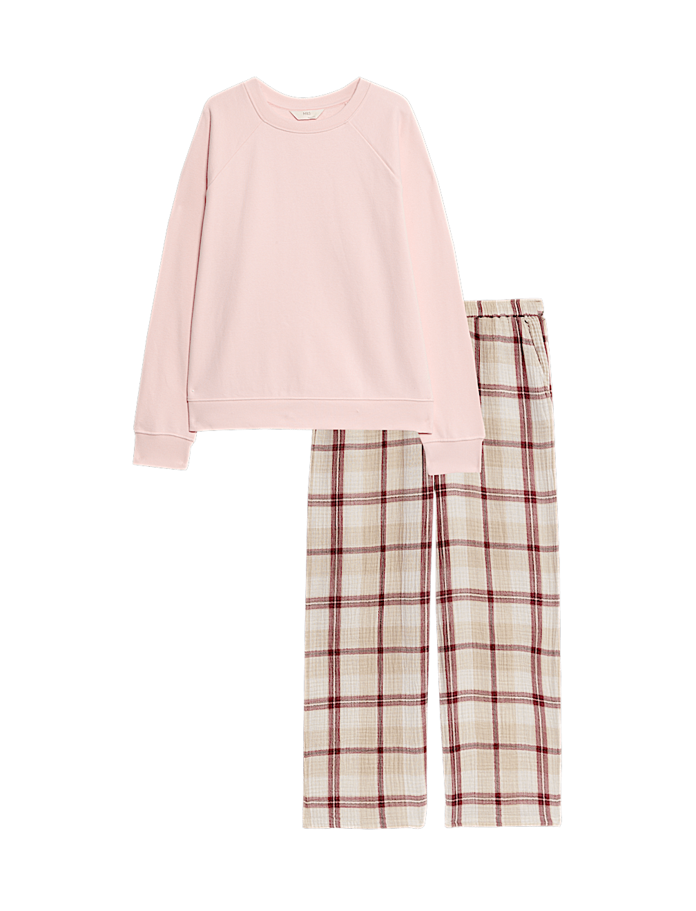 Cotton Rich Checked Pyjama Set