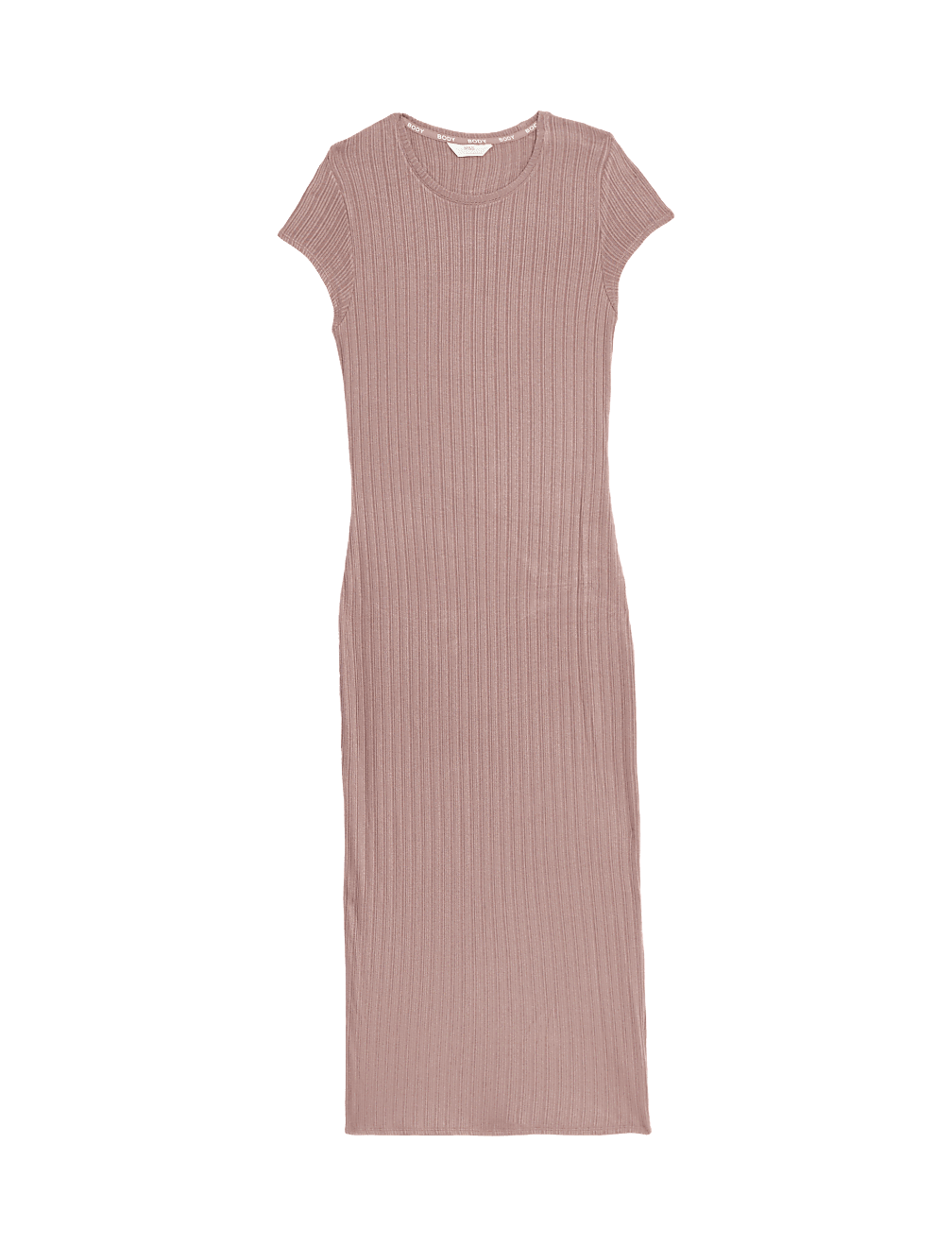 Ribbed Cap Sleeve Nightdress