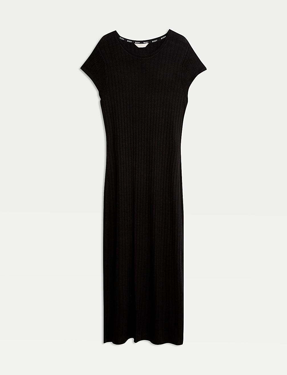 Ribbed Cap Sleeve Nightdress
