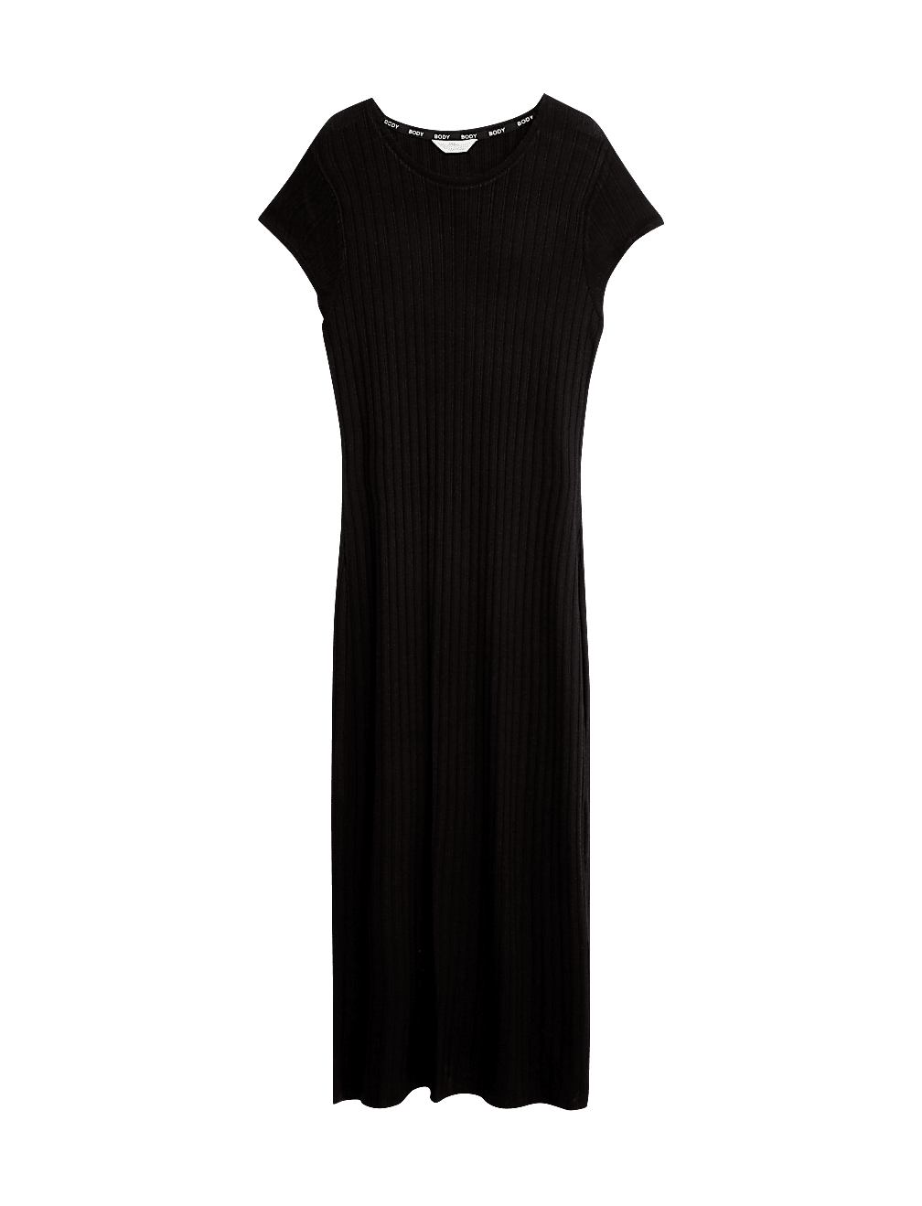 Ribbed Cap Sleeve Nightdress