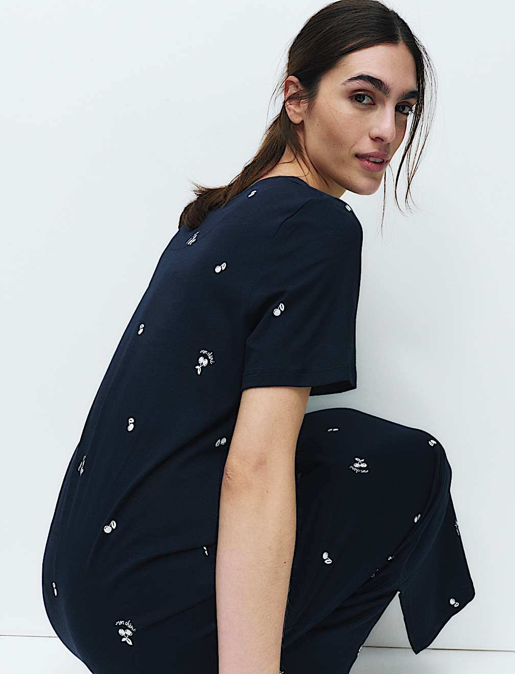 Cotton Modal Printed Nightdress