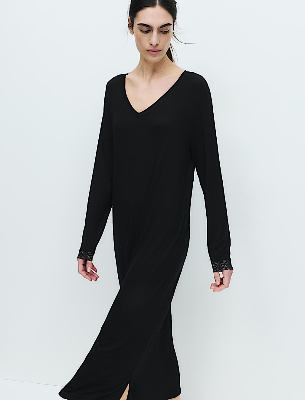 Lace Trim Nightdress