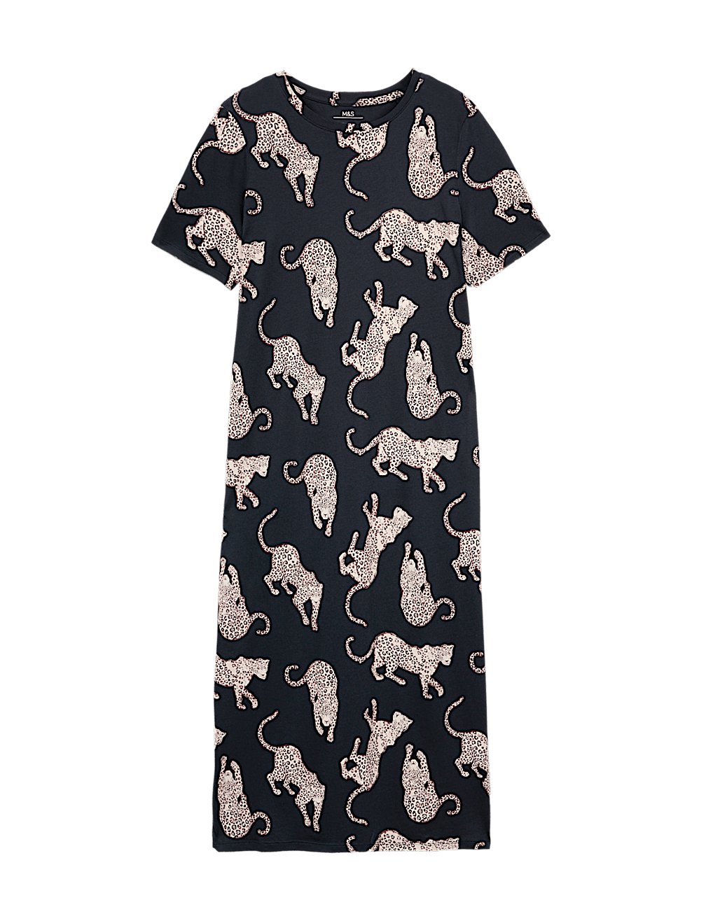 Cotton Modal Printed Long Nightdress