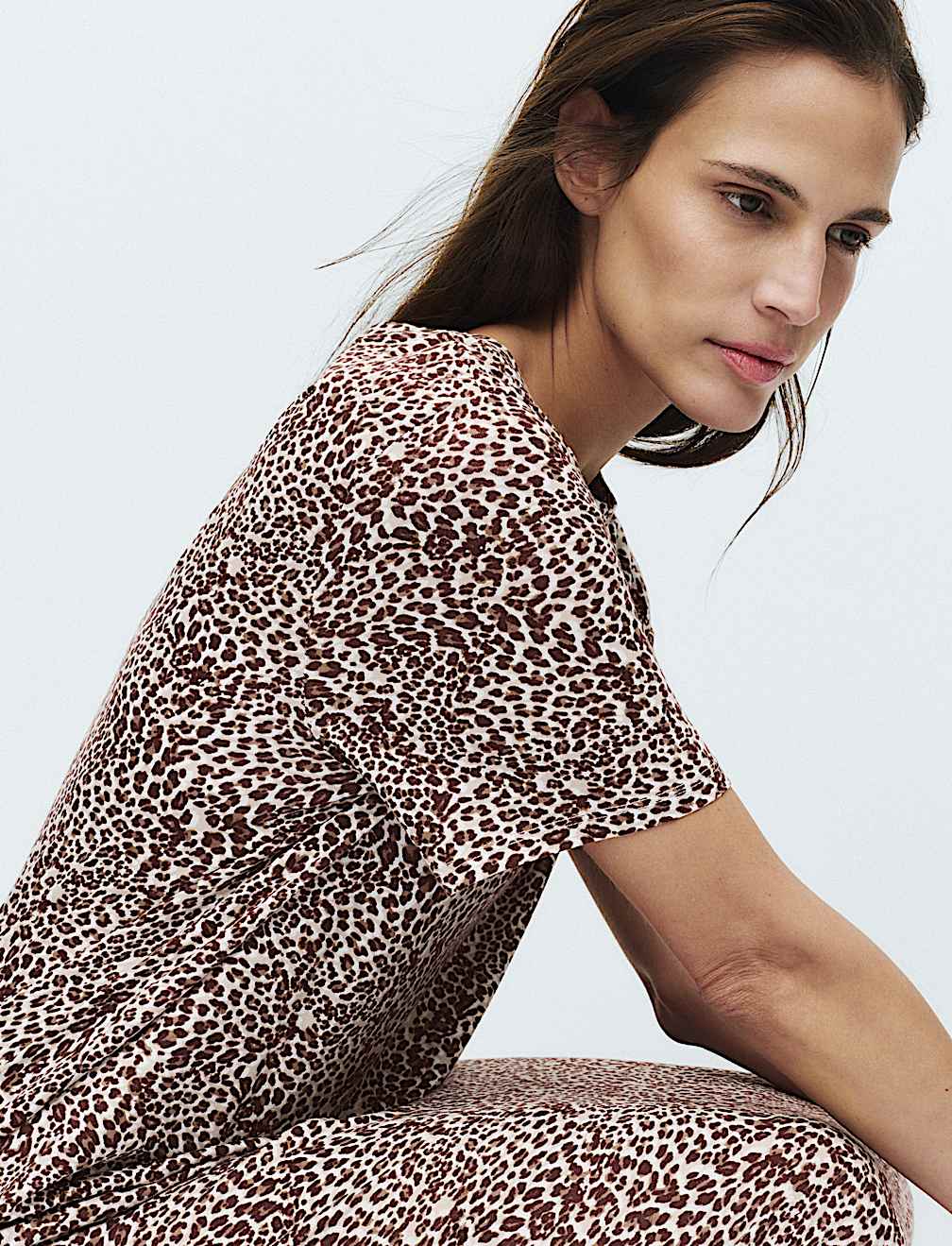 Cotton Modal Printed Long Nightdress