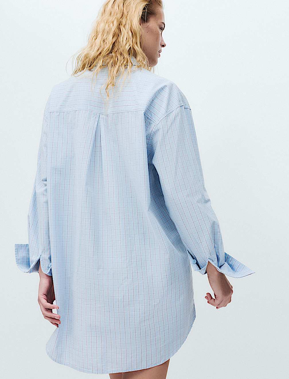 Pure Cotton Checked Nightshirt