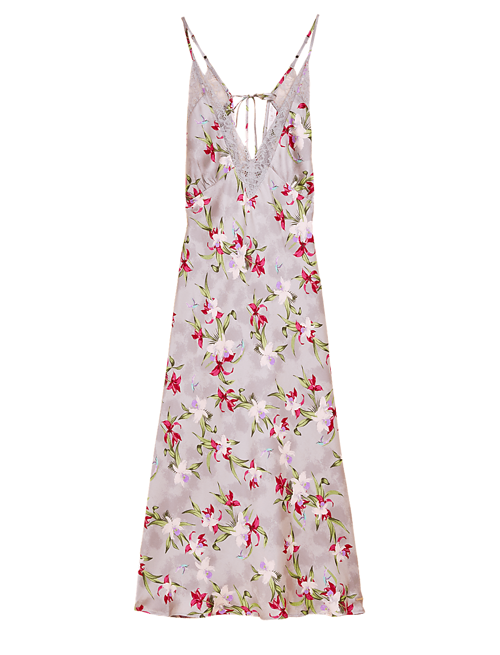 Satin Floral Print Chemise
