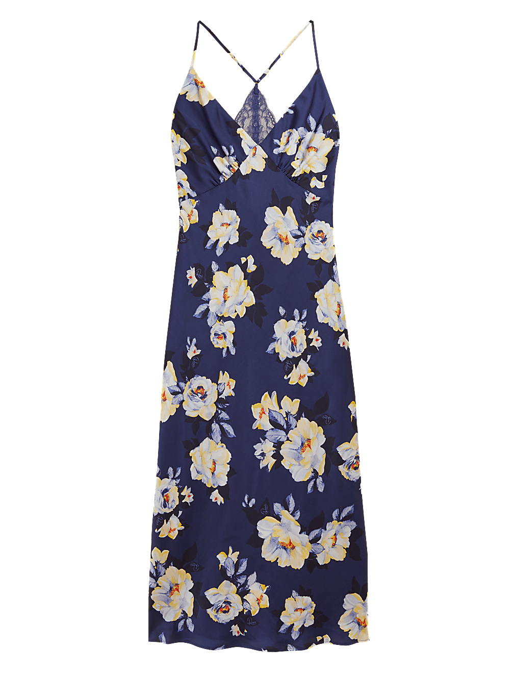Satin Floral Chemise